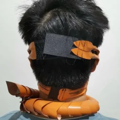 Facehugger Håndsøm Lædermaske Horror Halloween Alien Kostume Læder Skorpion Maske Skræmmende Cosplay Pro
