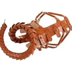 Facehugger håndsyet lædermaske horror Halloween Alien kostume