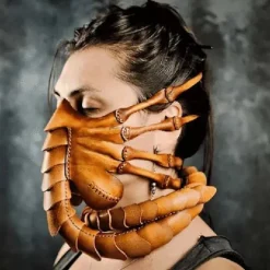 Facehugger Maske Alien Ansigtsdækning Halloween Horror Scorpion Cosplay Latex Maske Fest Maskerade Hovedbeklædning Film Performance Tilbehør Til Voksne | Fyndiq