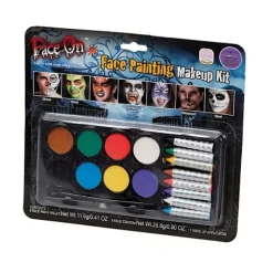 FaceOn Ansiktsfärg Sminkset Halloweensmink Multicolor one size