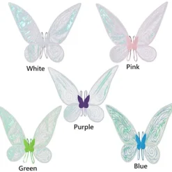 Fairy Wings Kostumer Udsmykningsvinger white