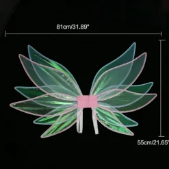 Fairy Wings Udklædningsvinger til Sommerfugl Fe Halloween Kostume Engel Vinge til
