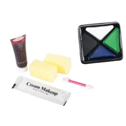 Fake sår makeup för halloween att måla ärr sår makeup hud