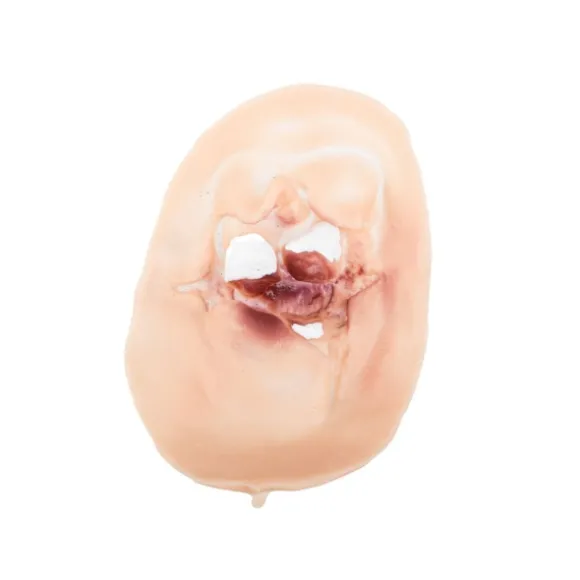 Fake sår makeup för halloween att måla ärr sår makeup hud