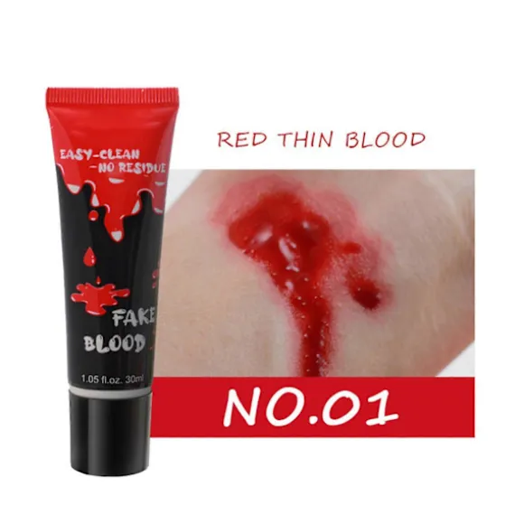 Falsk Blodspray til Halloween Vampyrblod Makeup, Anime Cosplay, Specialeffekt Makeup og Mere - Vegansk, Dyrevenlig