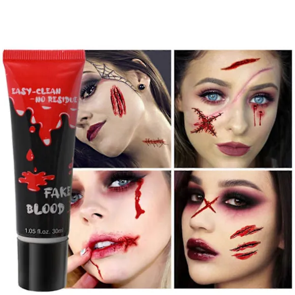 Falsk Blodspray til Halloween Vampyrblod Makeup, Anime Cosplay, Specialeffekt Makeup og Mere - Vegansk, Dyrevenlig