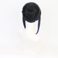 Farvelagdelt Kochou Shinobu Cosplay Paryk kompatibel med Kvinder og Piger