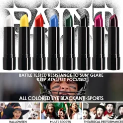 8-farvet kropsmaling læbestift Halloween ansigtsmaling fest makeup 06# 3g