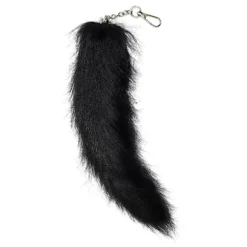 Faux Pels Rævehale Katte Maske Therian Maske og Hale Halloween Cosplays Fest Hvid White