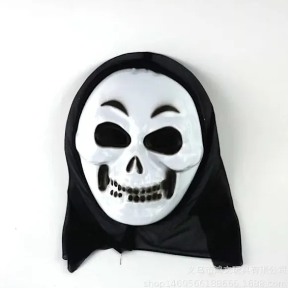 Festartikler Spøgelsesmaske Halloween Dødsmaske, Gammelt Rundt Ansigt Gammelt rundt ansigt Old round face