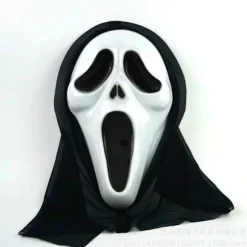 Festartikler Spøgelsesmaske Halloween Dødsmaske, Gammelt Rundt Ansigt Gammelt rundt ansigt Old round face