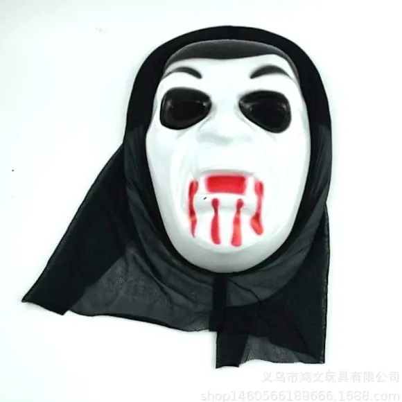 Festartikler Spøgelsesmaske Halloween Dødsmaske, Gammelt Rundt Ansigt Gammelt rundt ansigt Old round face