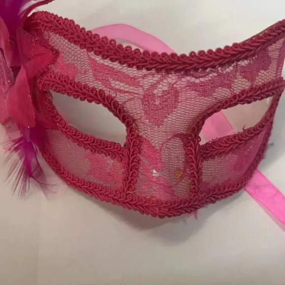 Festmaske Halloween Maske ROSA RØD_jarx Rose Red