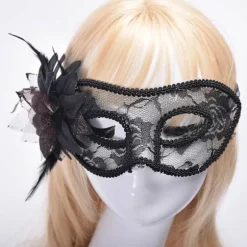 Festmaske Halloween Maske ROSA RØD_jarx Rose Red