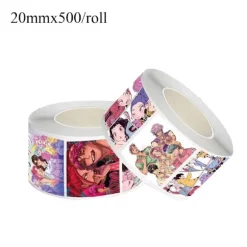 Festtilbehør til fødselsdagsfest med dæmonjæger-tema: bestik, banner, kagetoppere og balloner (til børn) tattoos-500pcs