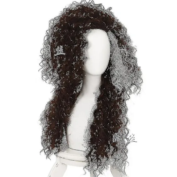 Filmfigur Bellatrix Lestrange Lang Brun Blandet Bølget Paryk Bella Parykker Varmebestandig Cosplay Kostume Paryk + Paryk Hætte