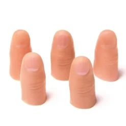 Finger Simulation Protetisk Knækket Finger Silikone Handsker Mag B