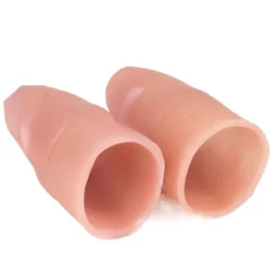Finger Simulation Protetisk Knækket Finger Silikone Handsker Mag B