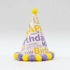 Fire-spidset hat-læderbold fest hat aktivitetskit-DIY pom poms og klistermærker, sjove fest spil tilbehør, håndlavet dekoration til børn, fødselsdag | Fyndiq