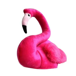 Flamingo Hat Blød Plys Justerbar Elastisk Pasform Til Fester Cosplay