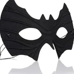 Fledermus Øjenmaske Kostume - Superhelt Sort Fledermaus Ansigtsmasker Klæd Dig Ud C