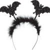 Fledermus Pandebånd Halloween Tilbehør - Fledermaus Ører Halloween Pandebånd - Fledermaus Ører Pandebånd som Halloween Hovedbeklædning - Hexe Pandebånd Halloween Hårtilbehør | Fyndiq