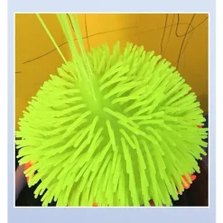 Fluorescerende silikone spiky parykhætte - Sjov og festlig parykhætte - Orange