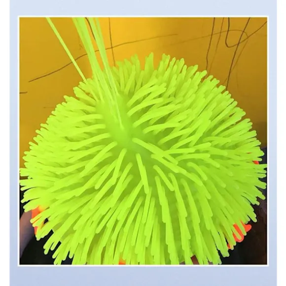 Fluorescerende silikone spiky parykhætte - Sjov og festlig parykhætte - Orange