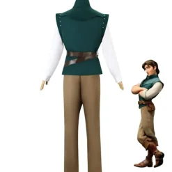 Flynn Rider To på eventyr Rapunzel Karneval Maskerade Cosplay Kostume Prinsesse Voksen Kun Paryk Kun Paryk One Size Only Wig One Size