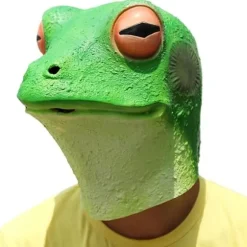 Frø Maske - Halloween Kostume Latex Dyr Fuld Hoved Latex Voksen Børn Maske