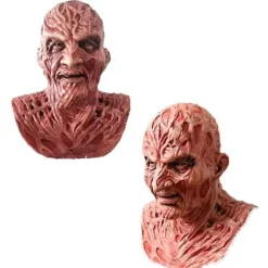 Freddy Krueger Latex Maske Karneval Halloween Realistisk Voksen Del