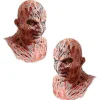 Freddy Krueger Latex Maske Karneval Halloween Realistisk Voksen Fest Scary Cosplay Rekvisit
