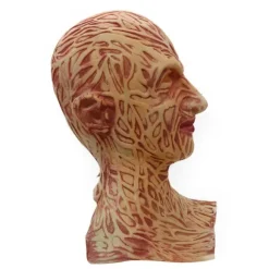 Freddy Krueger Latex Maske, Skræmmende Danse Karneval Cosplay Zombie Maske Realistisk Tekstur Latex Materiale Horror Kostume til Voksne, Stort Åbningsdesign | Fyndiq