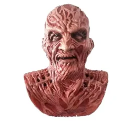 Freddy Krueger Latex Maske Karneval Halloween Realistisk Voksen Fest Uhyggelig Cosplay Rekvisit