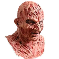 Freddy Krueger Latex Maske Karneval Halloween Realistisk Voksen Fest Uhyggelig Cosplay Rekvisit