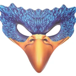 Fuglekostume Peste Doktor Fuglemaske Fuglenæbmasker Læder Fuglemasker Steampunk Fuglemasker Dyr Latexmaske Dyrehoveddækning (FMY) Blue 26x26x10cm