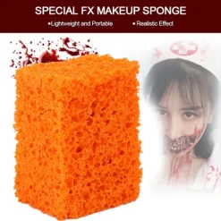 FX Blod Ar Stubbe Effekt Sår Makeup Stipple Svamp til Halloween Jul (Lille Hul)