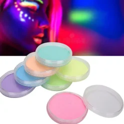 30g Fluorescerende DIY Kropsmalingspigment til Ansigts- og Kropsfestmakeup