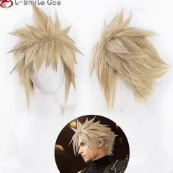 Game Ffvii Final Fantasy Cloud Strife Cosplay Paryk Final Fantasy Kort Linned