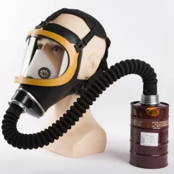 Gasmaske Slange Rør Langt Rør