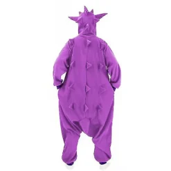Gengar Kostume Full Body Pyjamas Halloween Christmas One-piece Kigurumi For Mænd Kvinder L