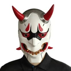 Genji Djævel Cosplay Maske Unisex Fuld Ansigt Hovedbeklædning Halloween Julegave