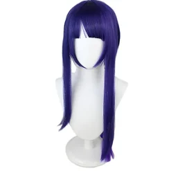 Genshin Impact Cosplay Raiden Shogun Paryk Cosplay Anime Parykker Halloween Parykker[YJD] Purple