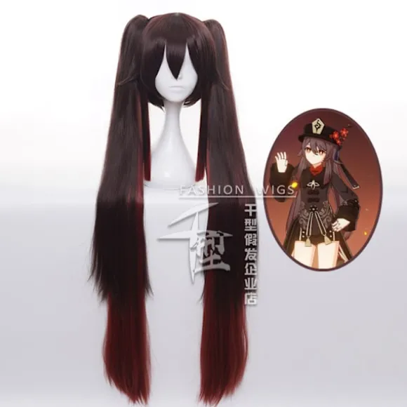 Genshin Impact Valnød Cosplay-Paryk Walnut