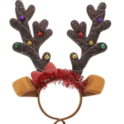 Gevir Pandebånd Cosplay Hjortegevir Pandebånd Sødt Julefrokost Gave Til Kvinder Mænd Børn 1 stk