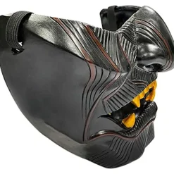 Ghost Mask of Tsushima Jin Sakai Cosplay Halv Ansigt Resin Samurai