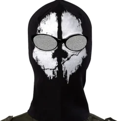 Ghost Maske - Balaclava Motorcykling Paintball One Size Farve Sort (YJD)