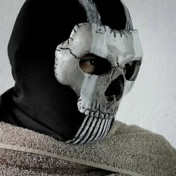 Ghost maske V2 - Operador MW2 airsoft COD Cosplay Airsoft Taktisk Skalle Fuldt Ansigt