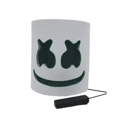 Glødende maske Marshmallow Dj musik Diy glødende maskefest Par