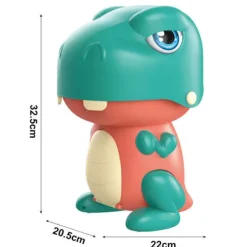 Glidende tegneserie dinosaur makeup (minimum anbefalet alder: 3 år)